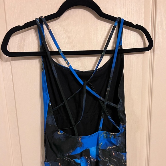 Free People Movement + Onzie Blue & Gold Bodysuit Small/Medium - Picture 7 of 9